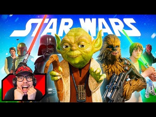 Playing Star Wars x Fortnite in Every Season!