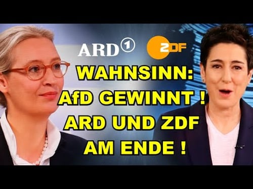 AfD GEWINNT! ARD und ZDF AM ENDE!