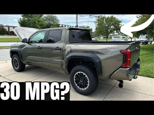 Will The 2024 Toyota Tacoma Really Get These INSANE MPG Numbers?