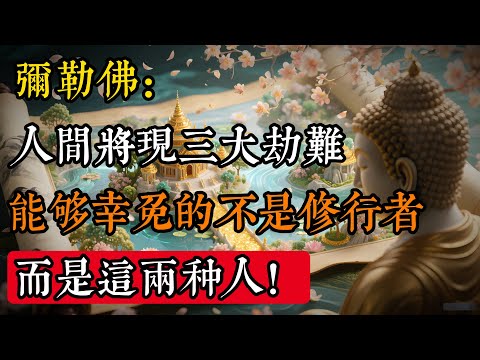 彌勒佛:人間將現三大劫難,能夠倖免的不是修行者,而是這兩種人!#佛學 #禪宗 #佛教哲學 #佛教經典