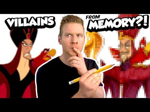Can I Draw VILLAINS from Memory?