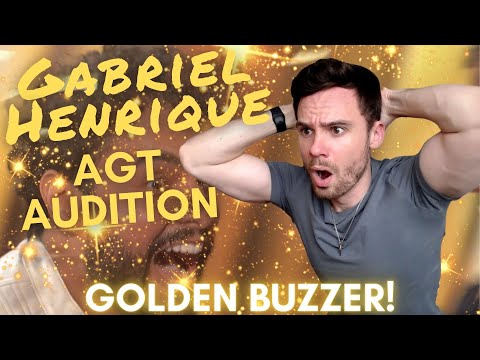Gabriel Henrique - GOLDEN BUZZER! AGT 2023 Audition Reaction
