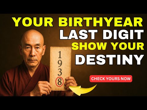 What the Last Digit of Your Birth Year Means WILL SHOCK YOU | Buddhist Wisdom