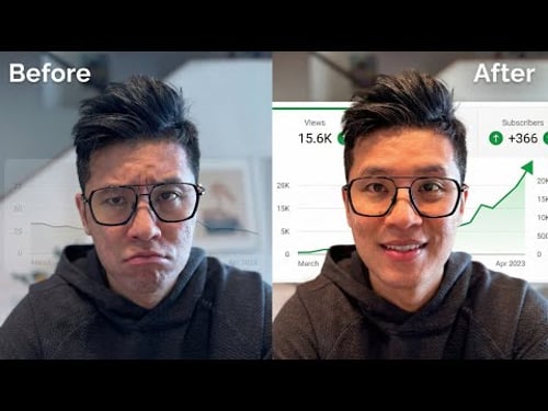 I Replaced All 66 of My Youtube Thumbnails With AI