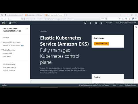 Create a secured Kubernetes cluster on AWS EKS
