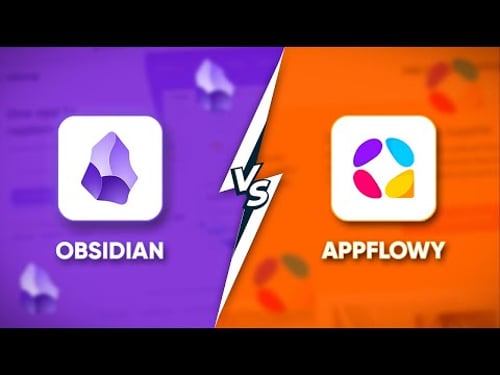 Obsidian Vs Appflowy | Choose Wisely!