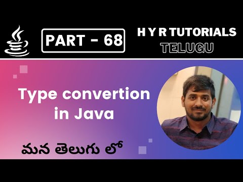 P68 - Type conversion in Java | Core Java | Java Programming |