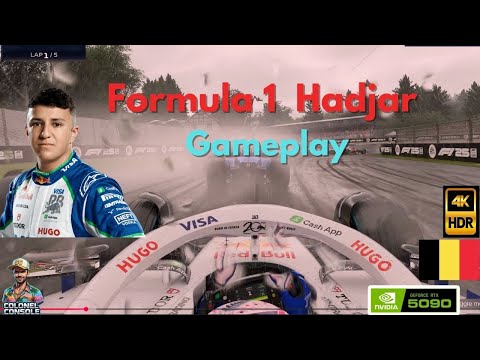 Formula 1 Hadjar Gameplay Belgium