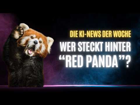 Red Panda schockt die KI-Szene | Neue Updates für NotebookLM, ElevenLabs & RunwayML | KI News