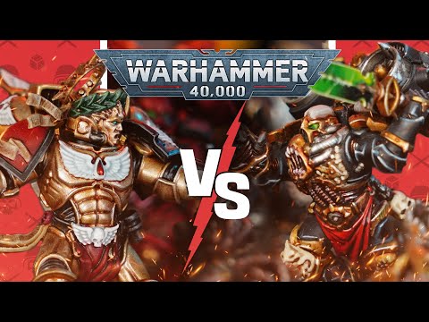 *NEW CODEX* Blood Angels vs Chaos Space Marines | Warhammer 40K Battle Report