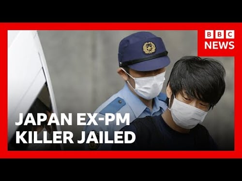 Life sentence for man who killed Japan's ex-PM Shinzo Abe | BBC News