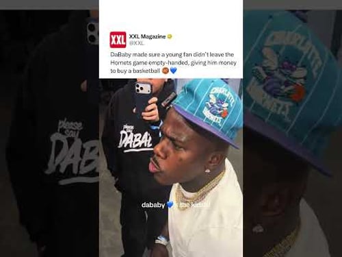 DaBaby Buys Young Fan a Basketball 🔥