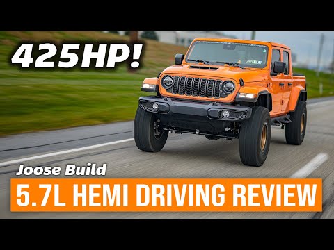 The 5.7L Hemi Jeep Gladiator Driving Review!