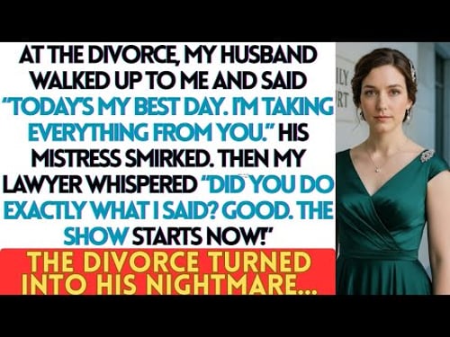“I’ll take everything from you,” my husband said in court But the divorce became his nightmare!..