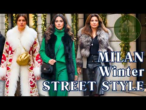 ❄️ Italian Winter Fashion Trends 🇮🇹 Real Milan Street Style