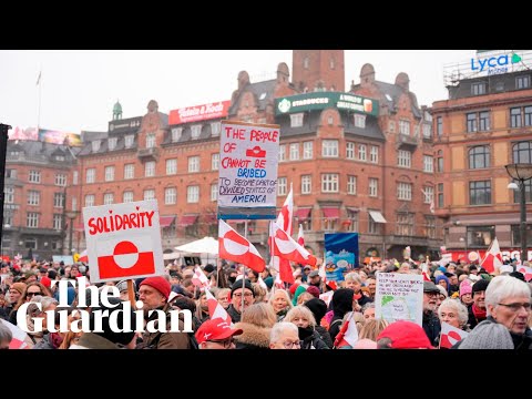 Greenland prime minister joins protests over Trump threats
