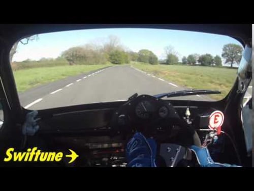 Ian Medcalf Swiftune Fiat 500 Curborough Sprint in-car