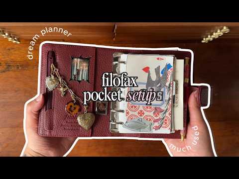 the pinterest girlies got me - My Filofax Pocket Setup - DIY inserts, decor & more!