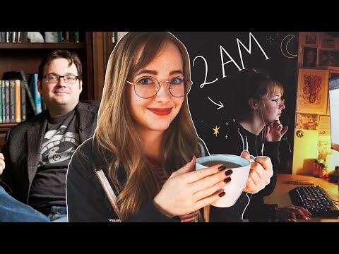 I tried Brandon Sanderson's LATE NIGHT writing routine 🌙✒️