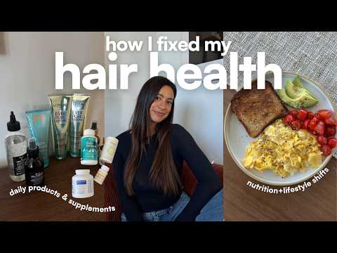 HOW I GOT MY HAIR STRONGER, LONGER & HEALTHIER | nutrition, lifestyle, product & supplement tips