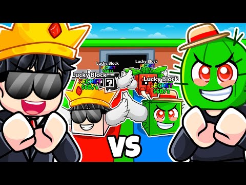 I did CUSTOM LUCKY BLOCK RACE in Steal a Brainrot Roblox