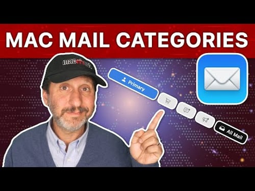 Using Mac Mail Categories (And How To Turn It Off)