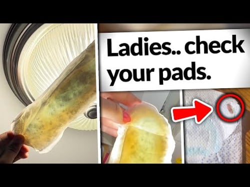 TikTokers FREAK OUT After "Moldy Pads" Videos Go Viral, Start Cutting Theirs Open