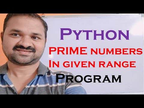 Prime Numbers in given range || Python program to print between given interval || from 1 to 100