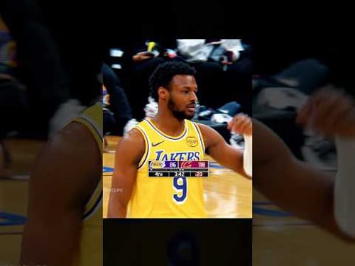 Bronny recreated the meme ๐ญ