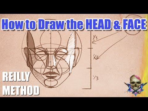 How to Draw the HEAD and FACE - REILLY METHOD - Art Tutorial