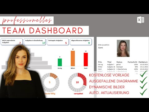 Professionelles TEAM DASHBOARD in Excel inkl. kostenloser VORLAGE - Behalte alle Aufgaben im Blick!