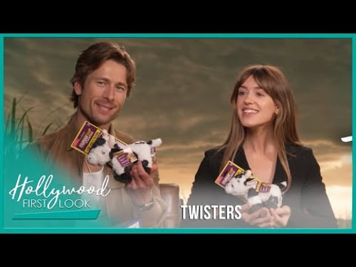 TWISTERS (2024) | Interviews with Daisy Edgar-Jones, Glen Powell and director Lee Issac Chung