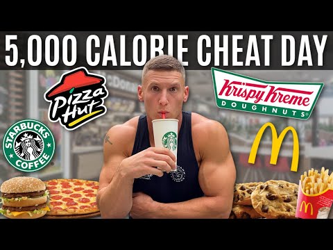 5,000 CALORIE CHEAT DAY! *eating my favourite foods for 24 hours*