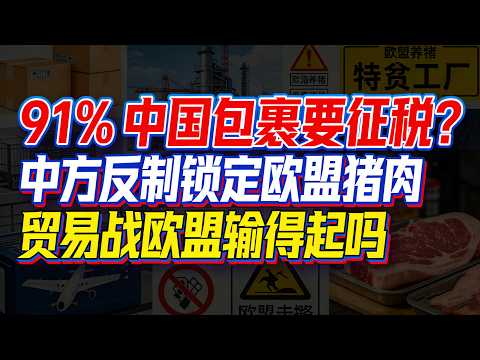 马克龙访华刚结束,欧盟就对华动手?中方反制的时机和靶点,藏着大智慧!#中欧贸易博弈#中方反制欧盟猪肉#欧盟小包裹征税#跨境电商新挑战#全球贸易秩序变革#中法关系新动态#德国经济困境#中国制造业升级