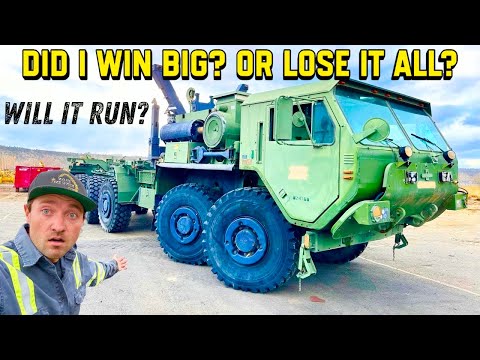 I BOUGHT THE CHEAPEST LVSR HEMTT ON GOV-PLANET!! SOLD AS INOPERABLE, CAN WE FIX IT?!?!?!