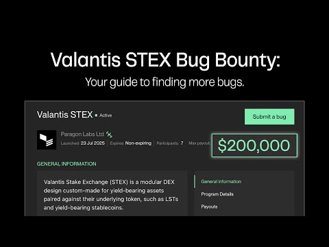 How to receive a $200K payout on the Valantis Stex bug bounty program: Scope breakdown
