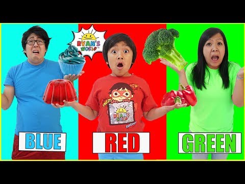Eating only ONE color food for 24 Hours!!!