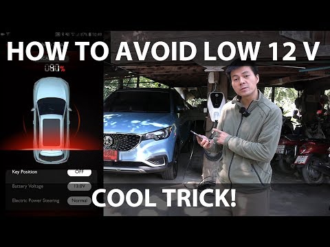 Trick to avoid low 12 V battery on your EV