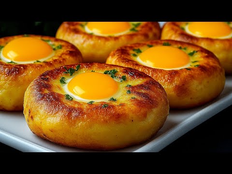 Kartoffeln mit Eiern schmecken besser als Fleisch! Geniales Familienessen in 10 Minuten!