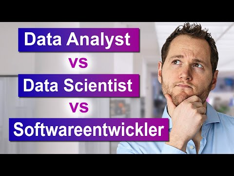 Was passt zu dir? Data Analyst / Data Scientist / Softwareentwickler