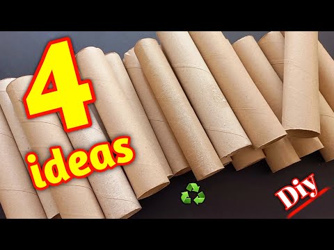 4 awesome ideas with kitchen towel rolls! see what I did with them?