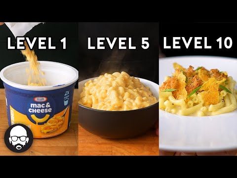 10 Levels of Mac & Cheese (Microwave to Michelin) | With Babish