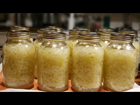 Grandmas Canned Sauerkraut