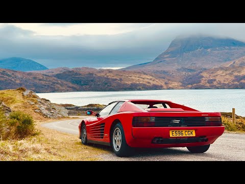 These are the best roads on Scotland's NC500. Ferrari Testarossa 2,000 mile road-trip special