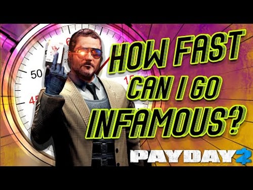 How Quickly Can You Go Infamous in Payday 2?