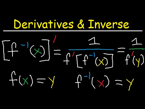 Derivative of Inverse Functions Examples & Practice Problems - Calculus