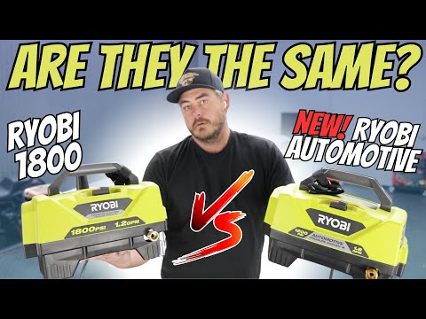 ARE THEY THE SAME? - NEW Ryobi High Flow Pressure Washer VS Ryobi 1800