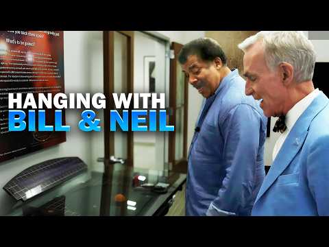 Bill Nye Gives Neil deGrasse Tyson a Tour of the Planetary Society