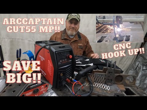 Arccaptain CUT55 MP review and CNC cheat code!!! Budget plasma cutter and rust cleaning all in one!