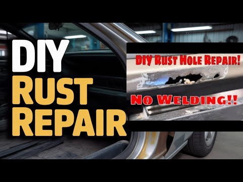 DIY Fix Rust Holes Without Welding & Save Tons Of Money!!